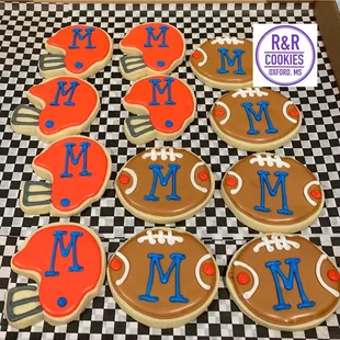 Football cookies