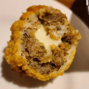 Pepper jack boudin ball