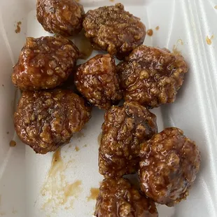 Teriyaki Lemon Pepper wings.