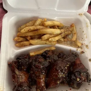 10 wings and fries for $20