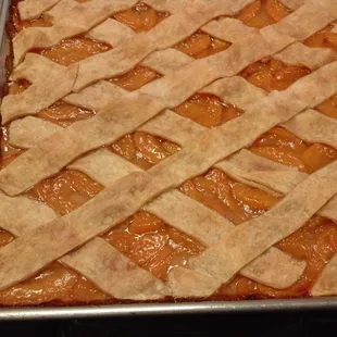 Peach cobbler