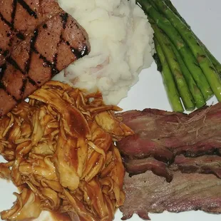 3 meat. Meat combo