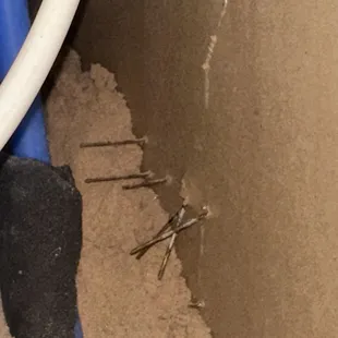 Under our jacuzzi tub, someone tried really hard to bus the pipes.