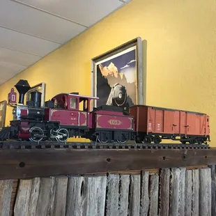 A Train on each booth