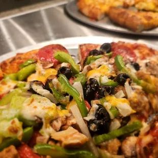 Pepperoni with veggies