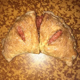 Beautiful handmade calzone