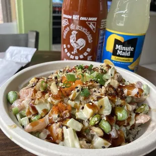Seafood harvest Poké bowl