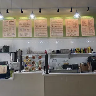 sushi and sashimi, interior