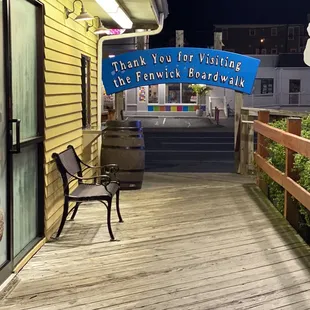 Boardwalk signage