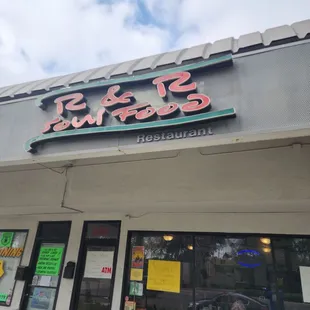 This is the sign of the restaurant.