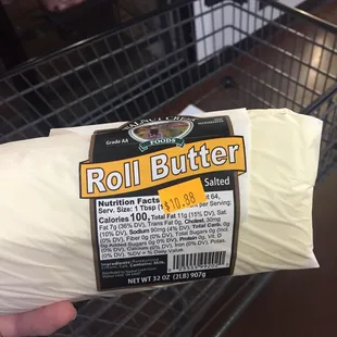 Roll of butter