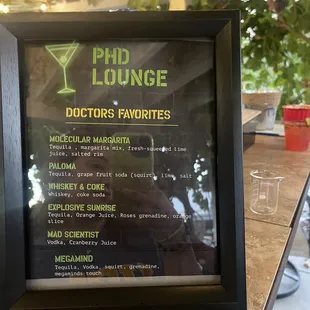 Specialty cocktail menu R&amp;T solutions created!