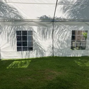 Walls of 20x40 tent