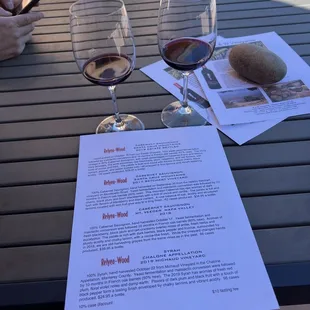 $10 tasting fee for 4 wines: 3 cabs and 1 syrah