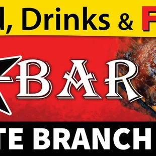 white branch exit sign