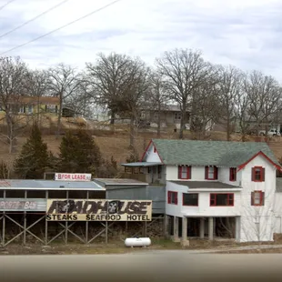 As seen from Hwy 65 before the White Branch exit