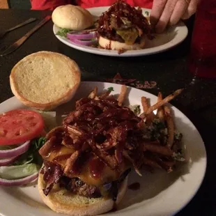 Shaken bacon cheeseburger- yum- um nun!