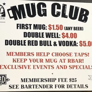 Mug Club