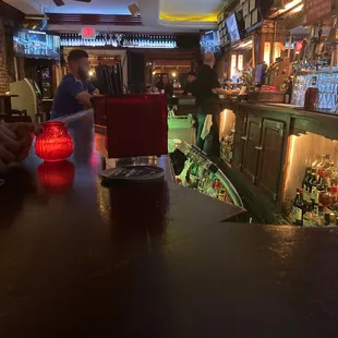 a man sitting at a bar