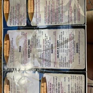 Front menu