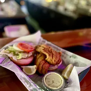 Blackened Grouper Sandwich