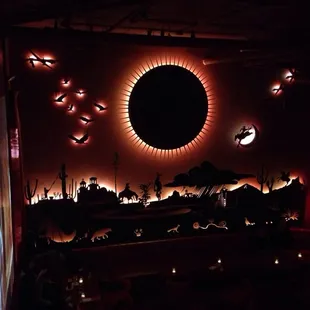 Awesome metal mural