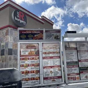 Drive Thru Menu