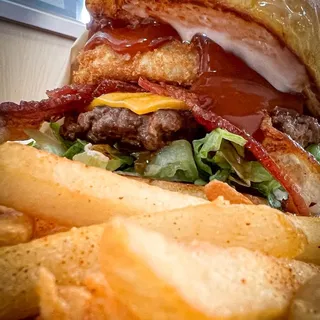 #8 BBQ Bacon Ringer Burger