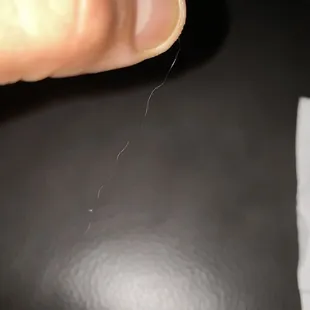 Hair from inside my burger