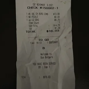 Receipt