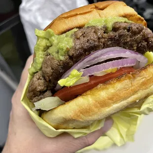 My guacamole burger!