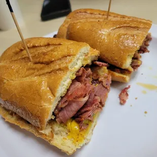 Pastrami Sandwich, grilled to order.