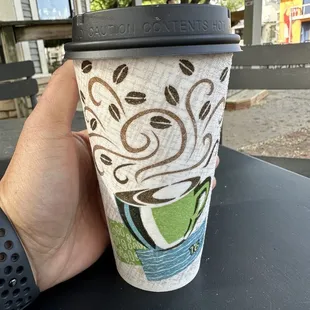 Medium latte
