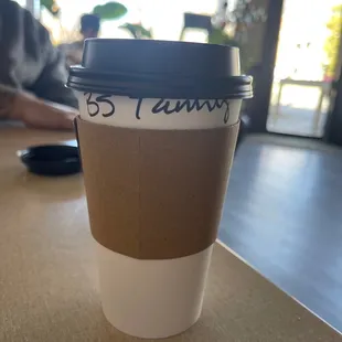 Banana split latte! Really good!