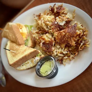 a plate of food on a table