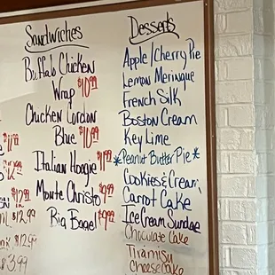 Desserts