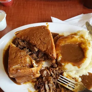 Hot Roast Beef Sandwich