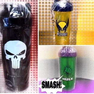Comic Hero Shaker Cups/ Protein Cups