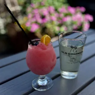 Frose Rose (Rosé &amp; Strawberry Vodka) and the Gettysburg cider on tap