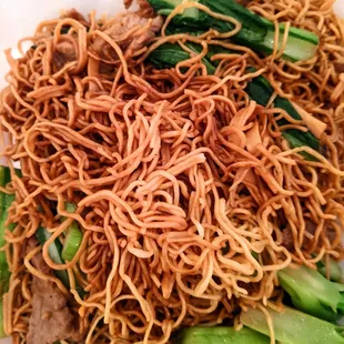 Soy Sauce Fried Noodle 豉油炒麵