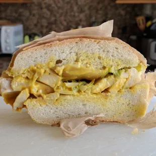 The Sunset - 3.5 stars. Chicken was moist, good flavor, but bread was dry. Wed lunch 2018-05-16
