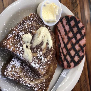 Sr . French toast with ham
