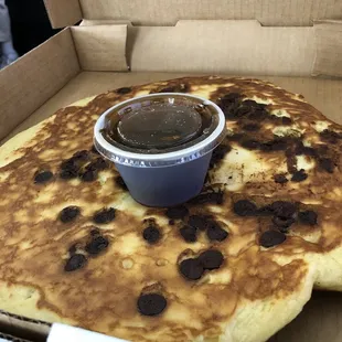 Choc chip pancake
