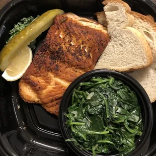 Blackened salmon Super dry and overcooked