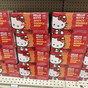 Hello Kitty ramen cups 1-19-24