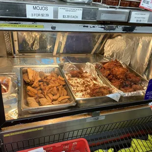 a variety of food items