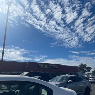 a car parked in a parking lot