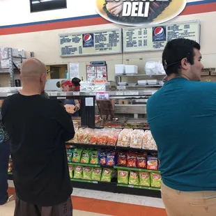 It&apos;s always busy at the hot deli!