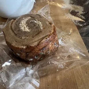 Mold on mocha roll