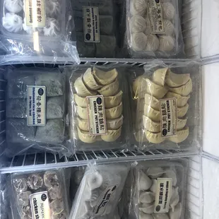 Frozen dumplings